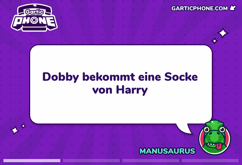 Dobby bekommt eine Socke von Harry
