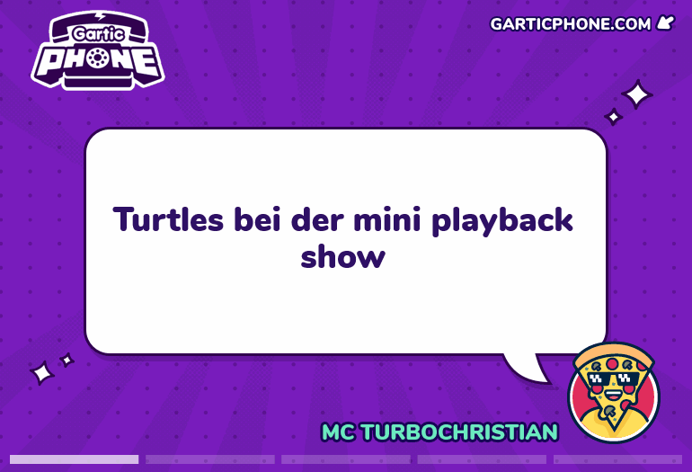 Turtles bei der Mini Playback Show